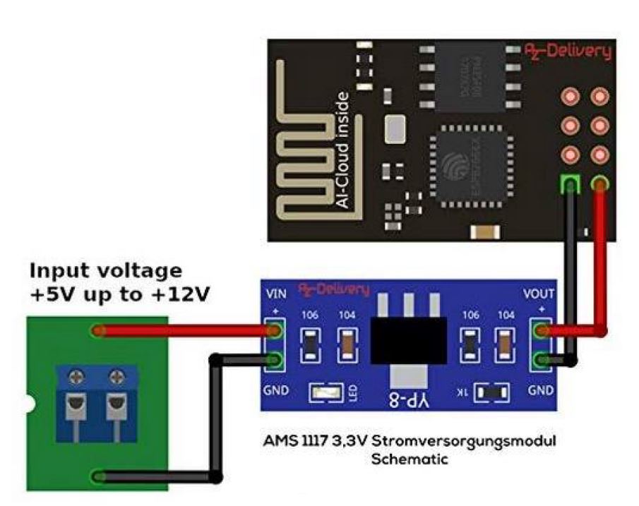 Stromversorgung ESP8266