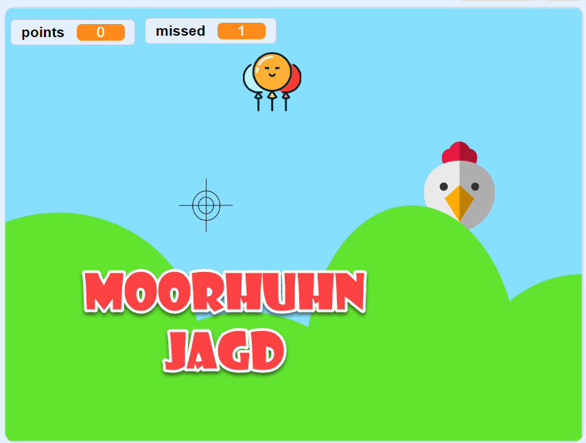 Moorhuhn Jagd